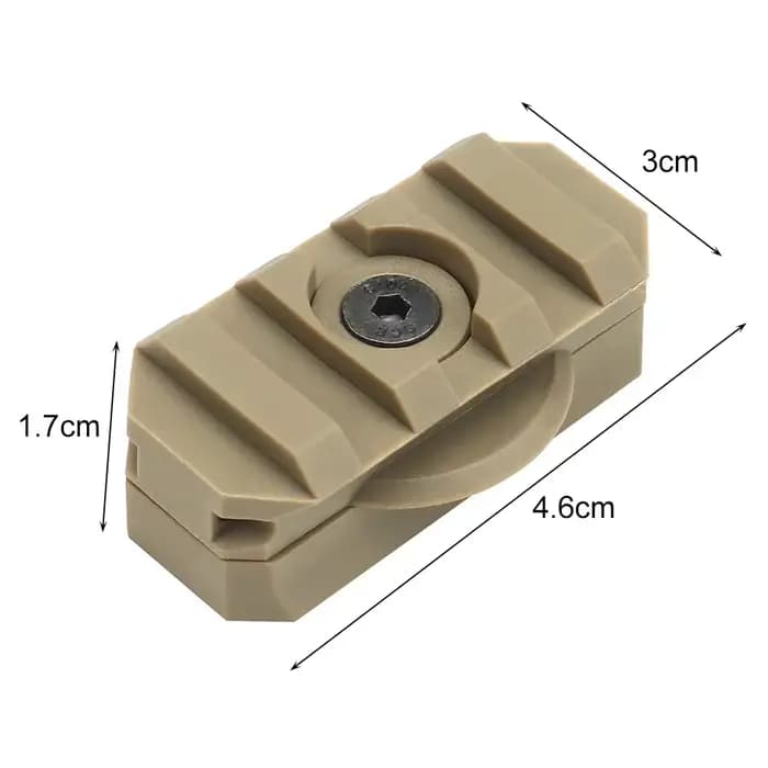 Adaptateur de montage sur rail latéral pour casque