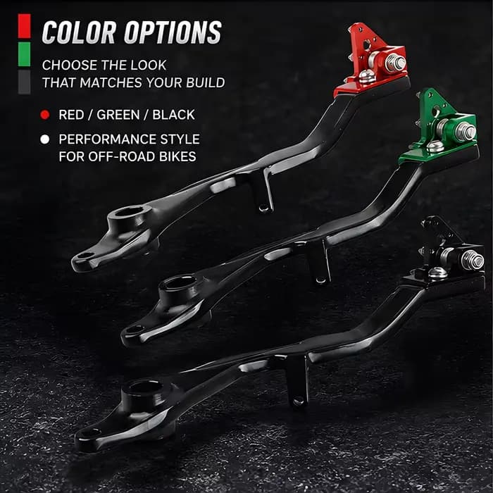 Accessoires de moto, levier de frein arrière forgé anti-chute pour Kawasaki KLX140 KLX140L KLX140G KLX 140 140L KLX 140G