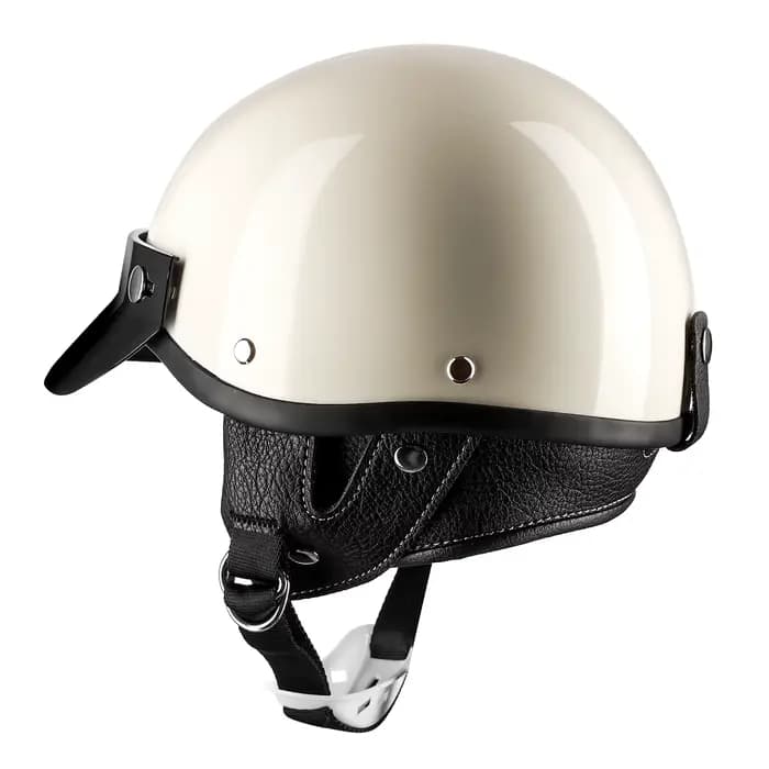 Demi-casque de moto rétro Vintage pour Harley hommes femmes quatre saisons personnalité Scoop casque voiture électrique