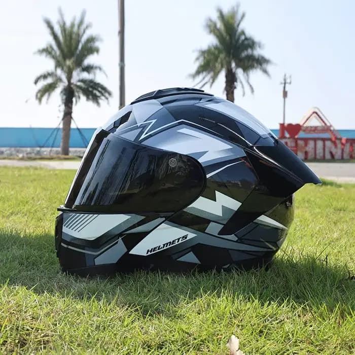 Casque modulaire rabattable pour hommes et femmes