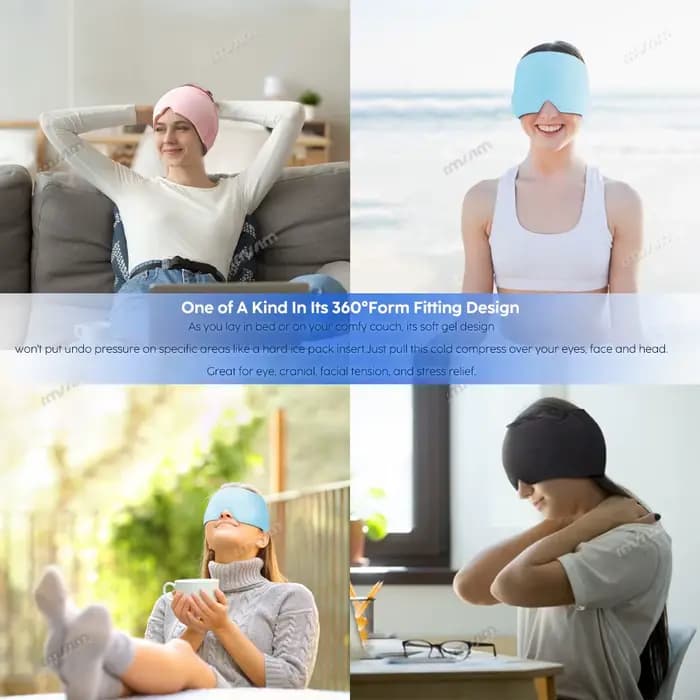 Chapeau de soulagement de la Migraine