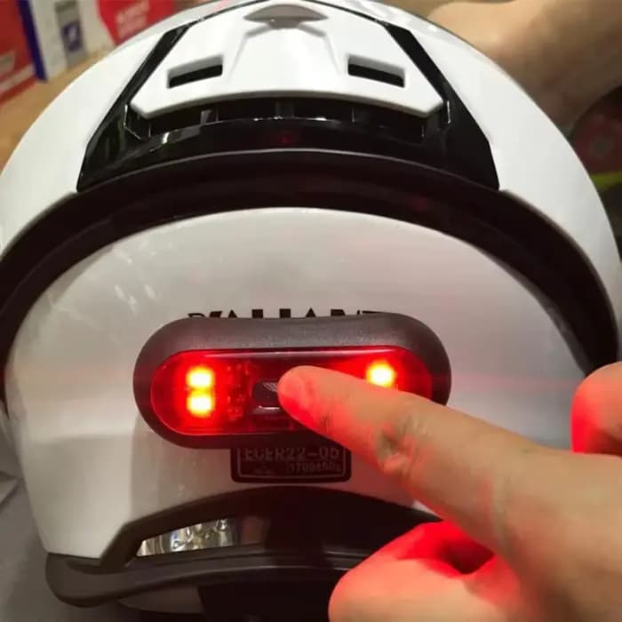 Lumière LED étanche pour casque de moto