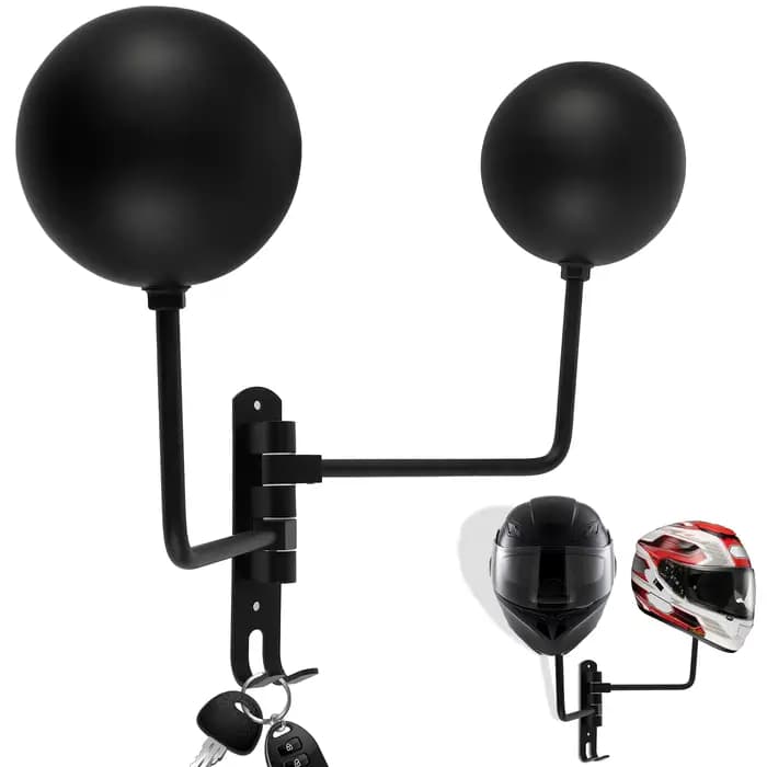 Support mural pour casque de moto