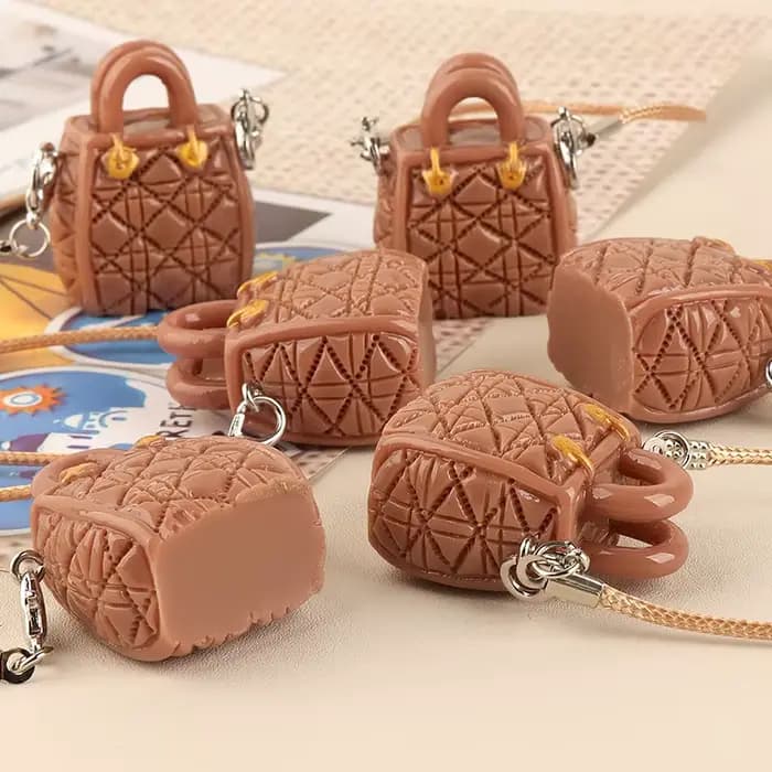 Accessoire pour maison de poupée bricolage - Sac à chaîne à bandoulière pour poupée