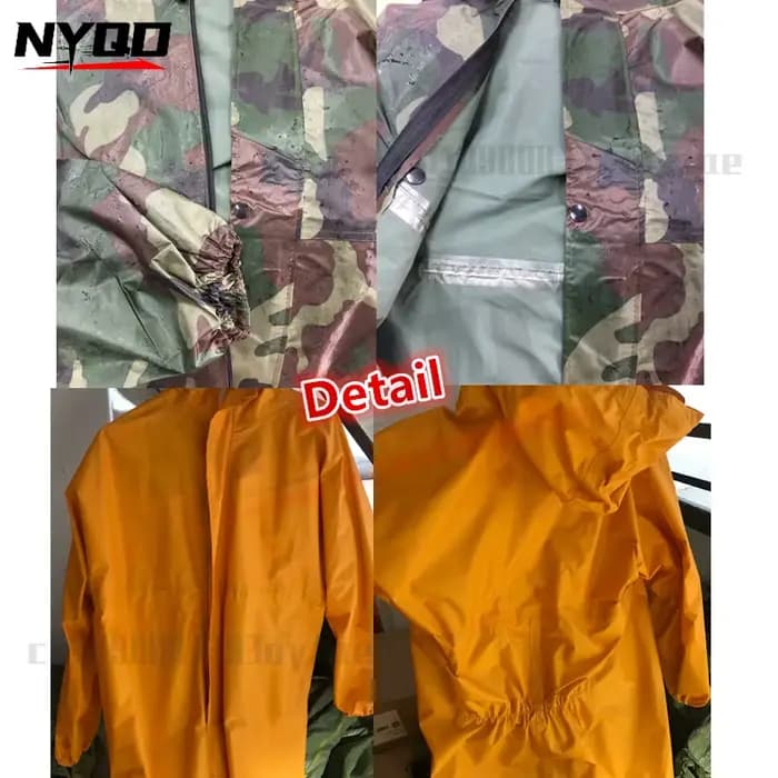 Combinaison imperméable anti-pluie pour moto