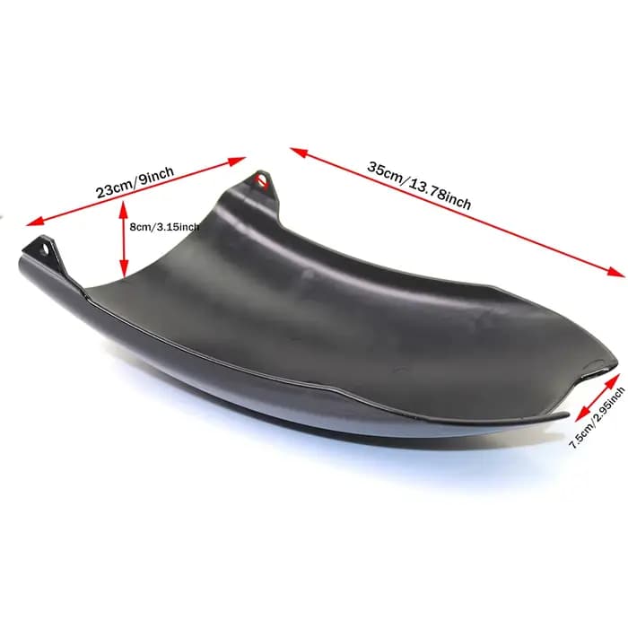 Extension de garde-boue arrière de moto