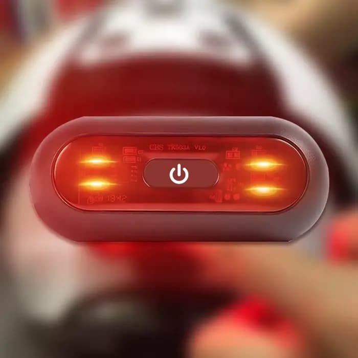 Voyant d'avertissement de moto pour casque