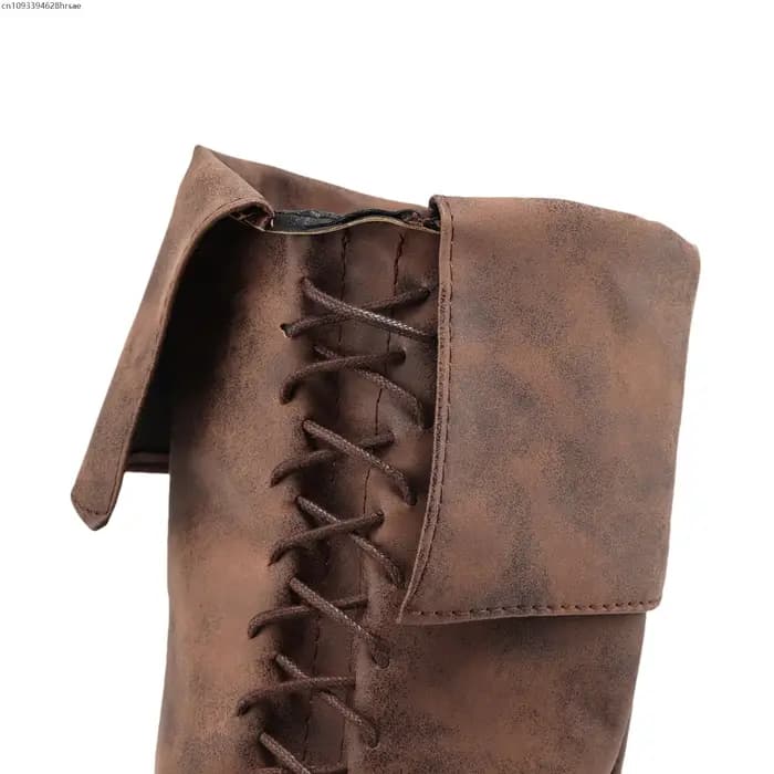 Bottes médiévales rétro pour hommes