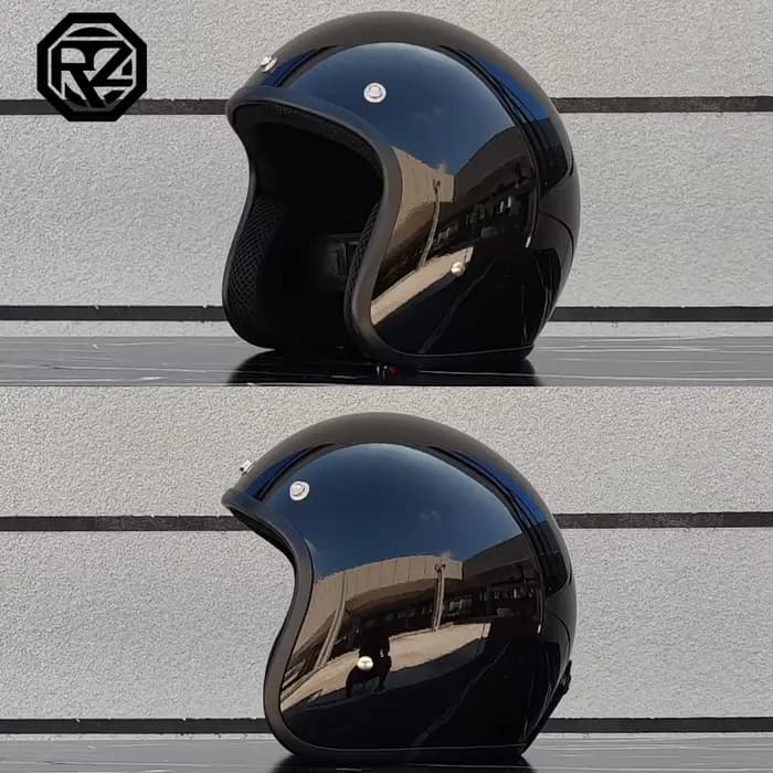 Casque de moto rétro approuvé DOT