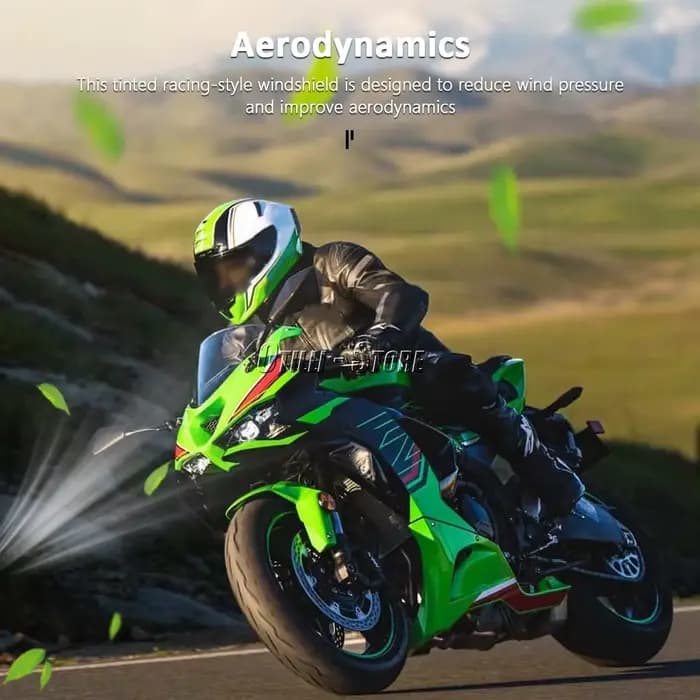 Accessoires de moto, pare-brise double bulle pour KAWASAKI Ninja ZX6R ZX 6R