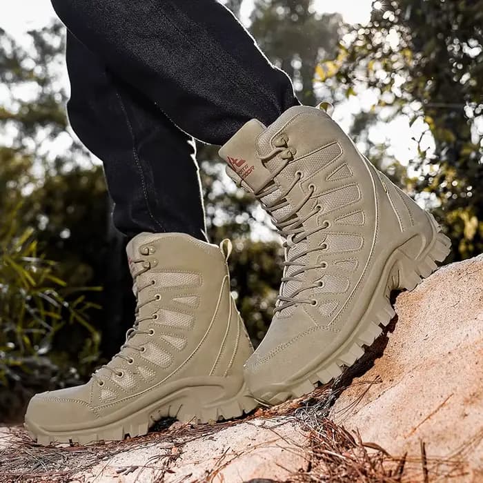 Nouvelles bottes de travail en cuir de haute qualité pour hommes