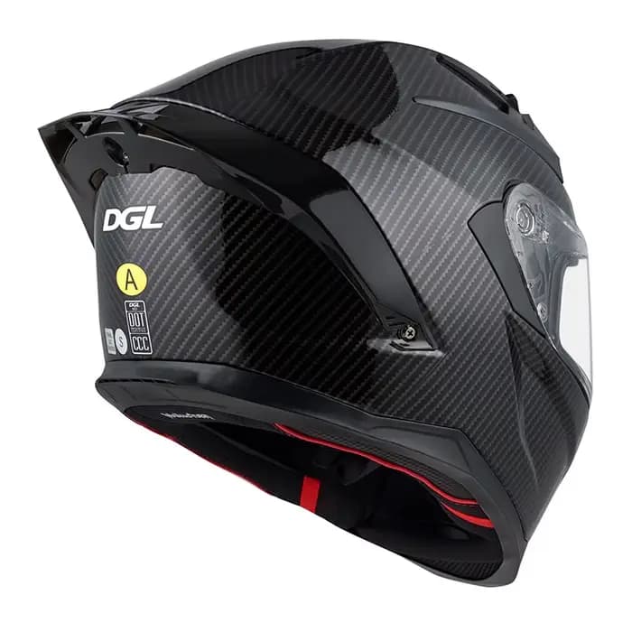 Casque d'origine DGL 3K en carbone fleur unisexe