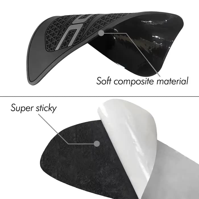Coussinet de réservoir latéral pour moto