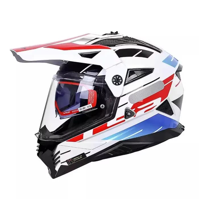 2025 LS2 Original MX702 casque de Moto intégral Double lentille hors Raod