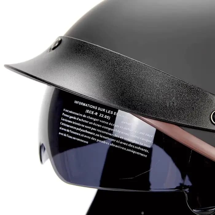Casque de moto rétro d'été pour hommes et femmes
