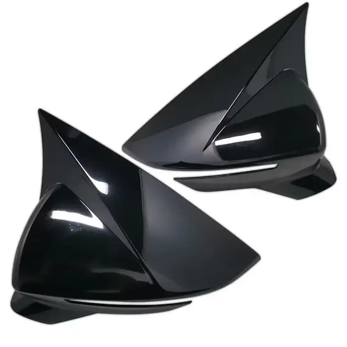 Accessoires de rétroviseur pour Seat Leon 5F MK3 ST Cupra 2013-2020 Lbiza MK5 et Arona 2017-2018 avec finition noir brillant