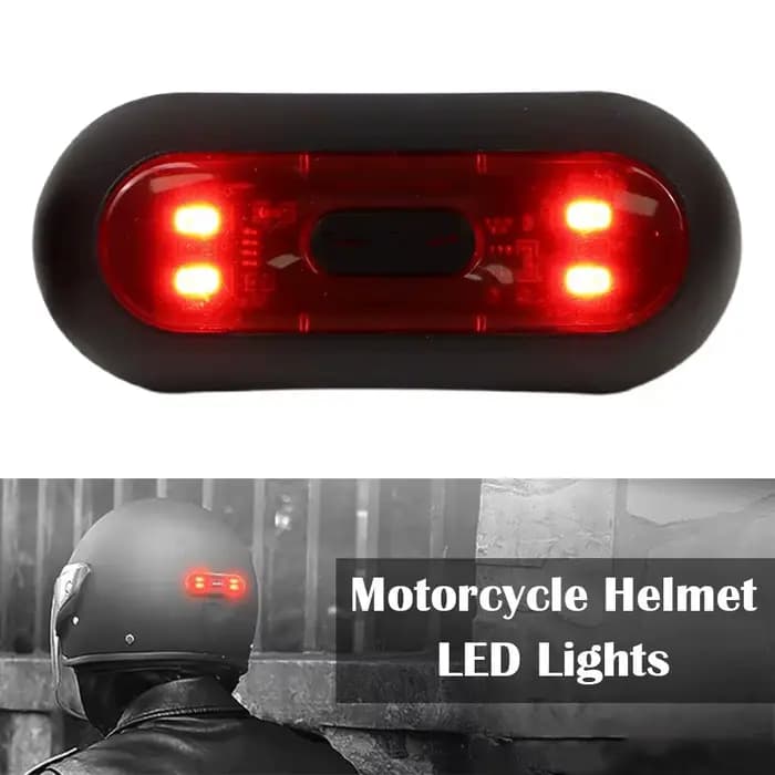 Lumière de casque de moto