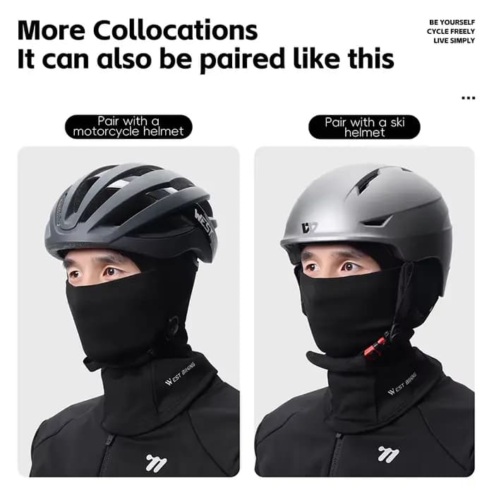 Cagoule thermique d'hiver WEST BIKING