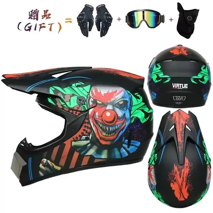 Spider enfants Casque de moto Motocross Capacetes ATV descente Scooter Casco rose fille