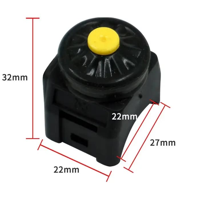 Moto tuer bouton poussoir rouge klaxon démarreur Dirt Bike ATV UTV double Sport pour 22mm (7/8 ") barres hors route