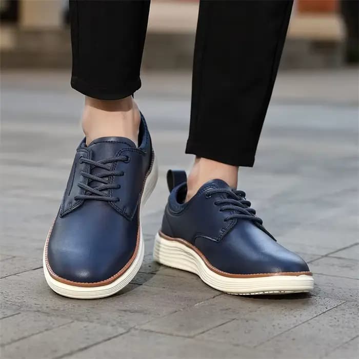 2025 bottes pour hommes mode chaussures de marche simples tendance mode bout large chaussures décontractées chaussures de sport confortables