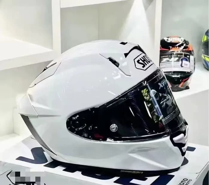 Casque De moto intégral X-15 x-fifteen X-SPR Pro blanc brillant équitation Motocross course
