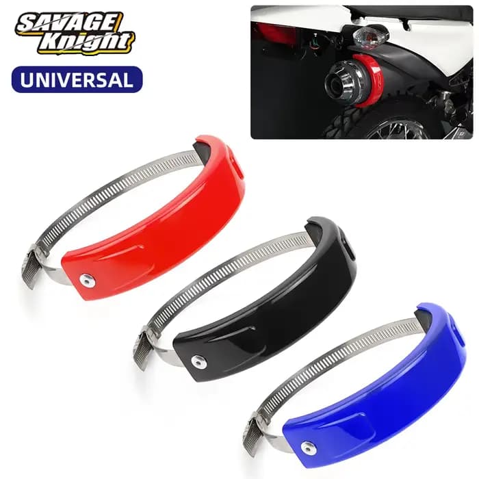 Supermoto Enduro bouclier thermique d'échappement 100-140mm silencieux tuyau queue couverture Protection pour Honda Suzuki YAMAHA Kawasaki XR CRF CR WR