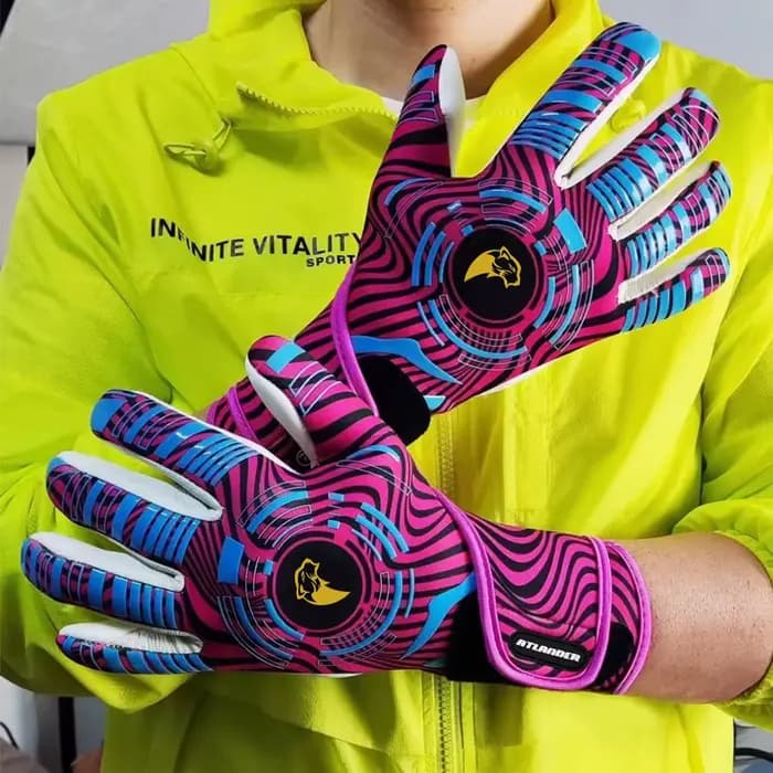 Gants de gardien de but à forte adhérence gants de gardien de but de Football taille 6/7/8/9/10 gants de Football en Latex épaissi enfants jeunes adultes