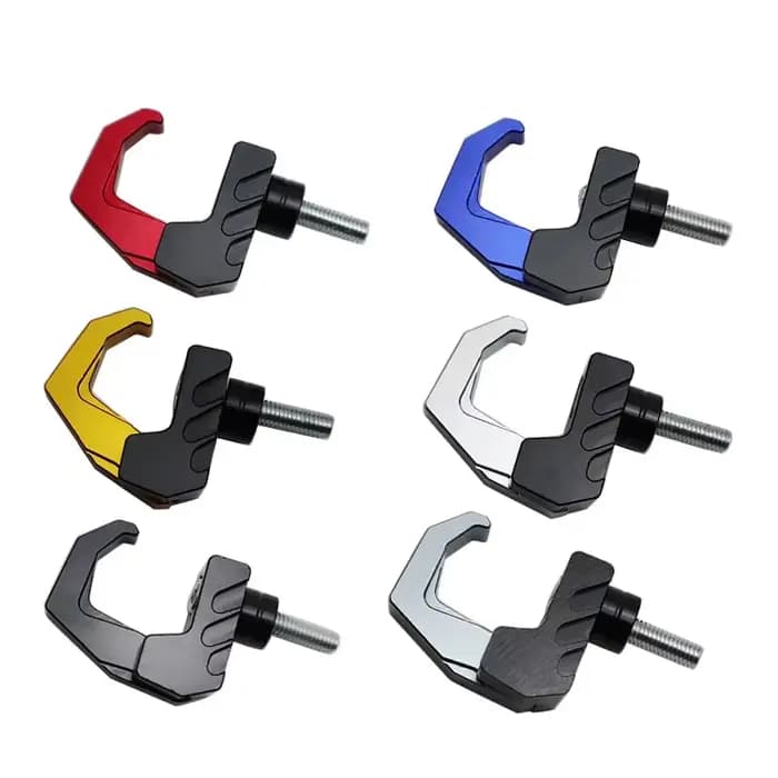 Porte-casque de moto CNC en aluminium