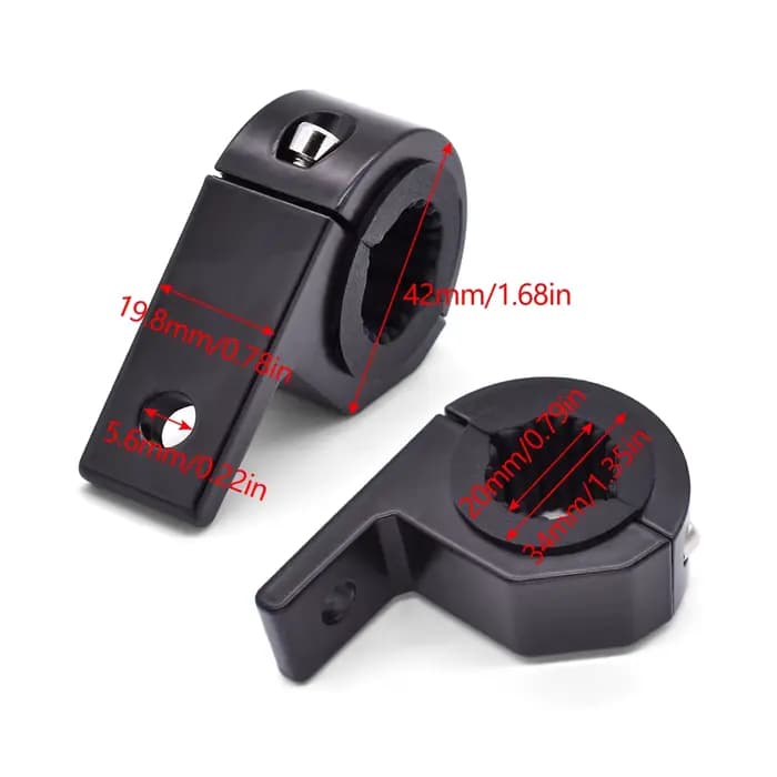 Supports de pinces de phares LED pour Moto