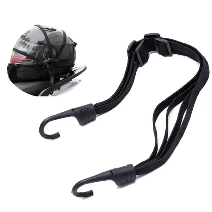 1 pièce Sacoche de transport élastique pour moto avec crochet de sécurité – Polyvalente pour casque et équipement