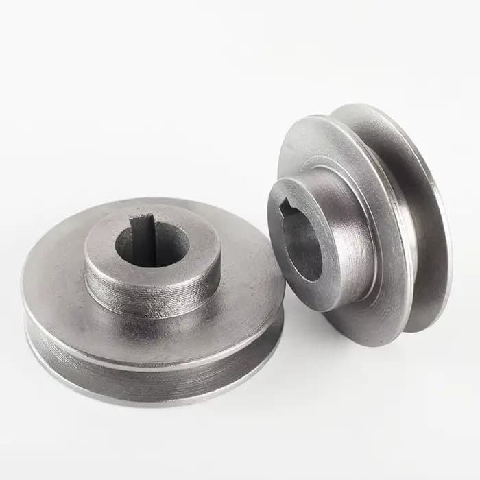 1 pièce Poulie de courroie trapézoïdale type A à fente unique, roue de moteur en fonte, roue d'arbre principal, pièce de pompe à air, accessoire pour outil électrique