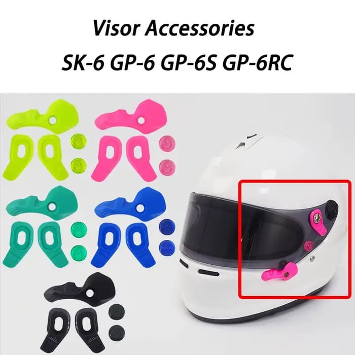 Vis de fixation de visière de casque de moto
