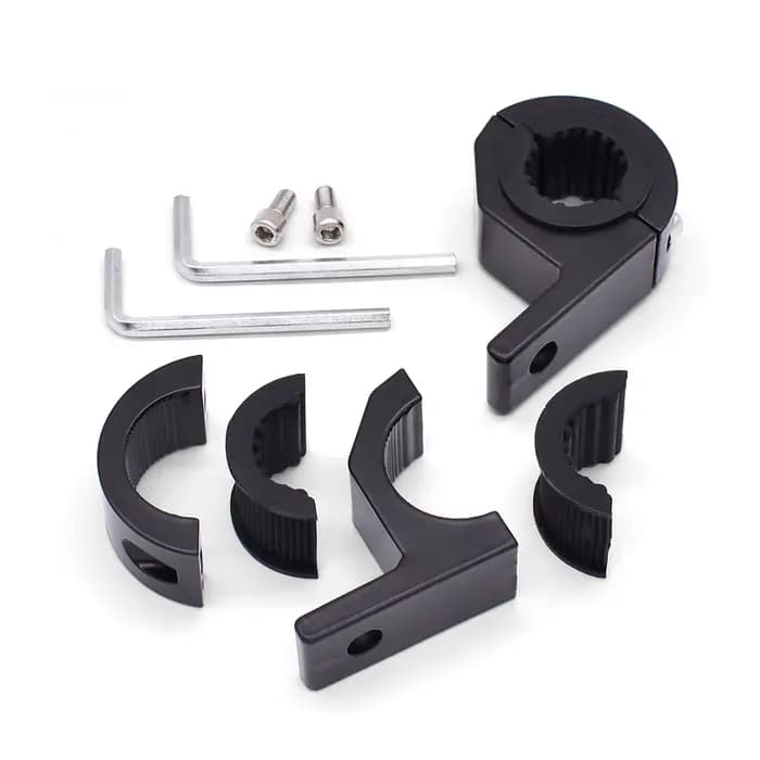 Supports de pinces de phares LED pour Moto