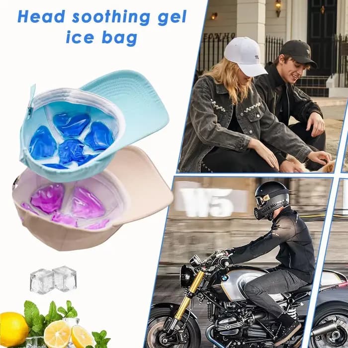 Sac de glace pour casque rigide