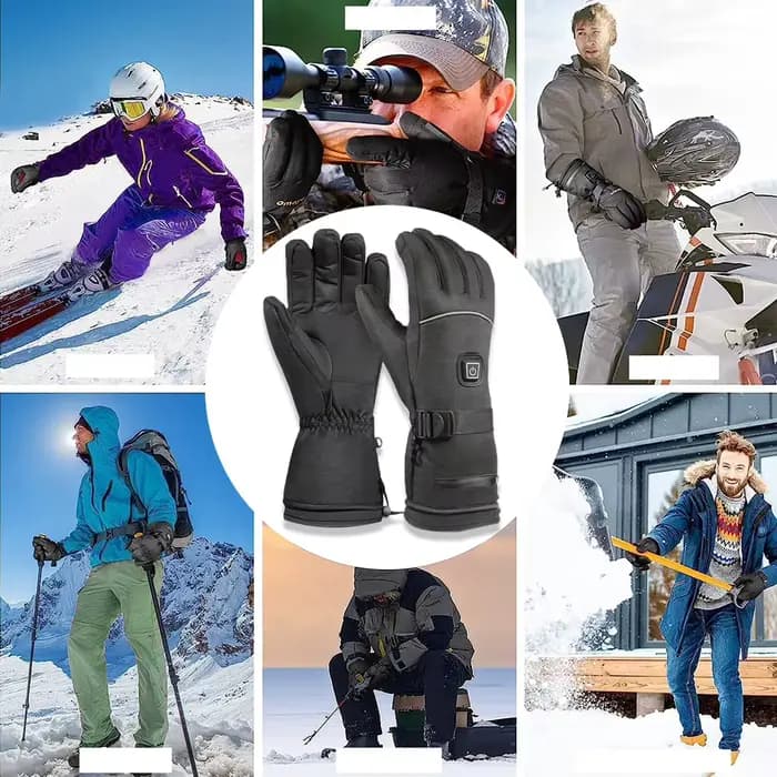 Gants de Moto chauffants hiver