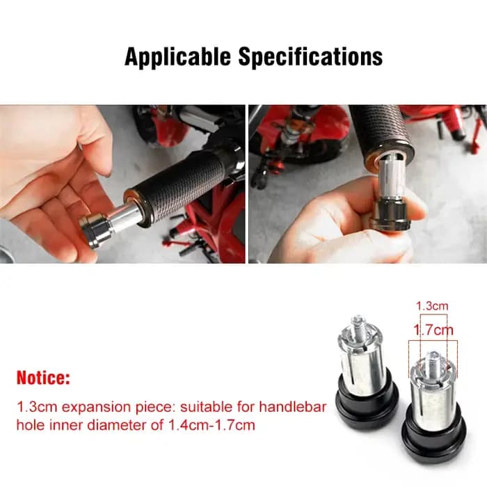 EAFC 1 paire 7/8 "22mm rétroviseurs de moto universel Scooter barre fin guidon miroir rétroviseur accessoires