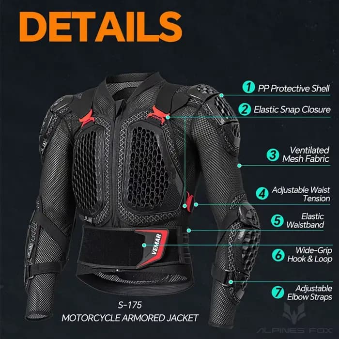 Veste de moto d'été pour hommes