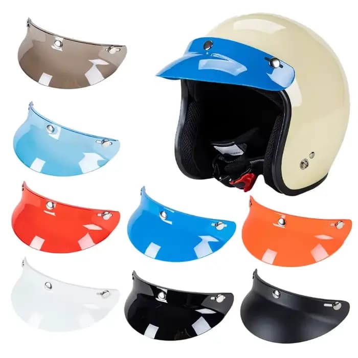 Lentille de visière à bulles pour casque de moto