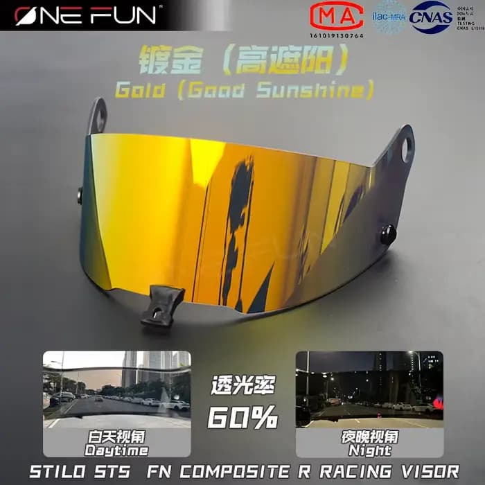 Visière de casque de moto photochromique pour Stilo ST5 FNR HD