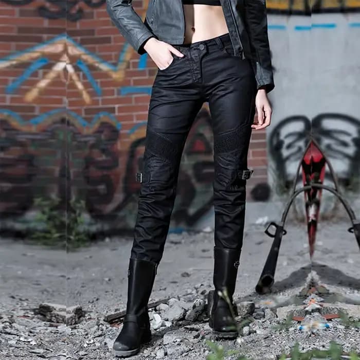 UGLYBROS Moto pantalon jean hommes femmes
