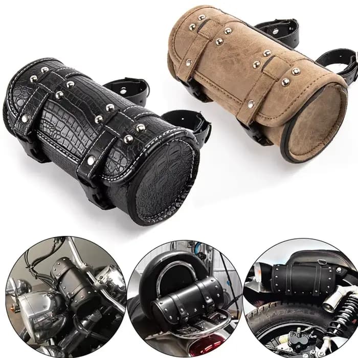 Sacoches de moto en cuir PU