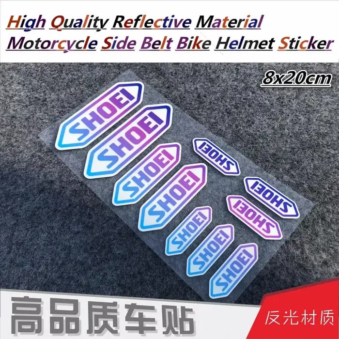 Autocollants décoratifs pour casque de moto