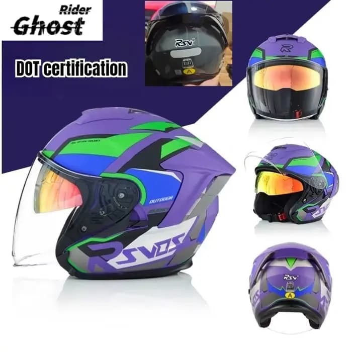 Casque de moto RSV pour hommes et femmes