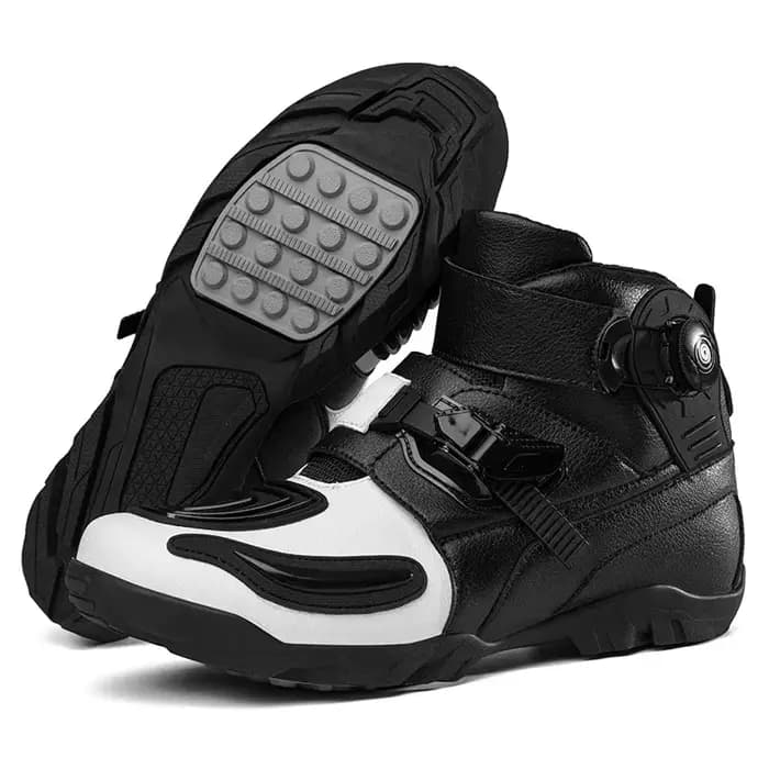 Chaussures d'équitation tout-terrain pour moto enduro pour hommes pour motocycliste et utilisation en extérieur