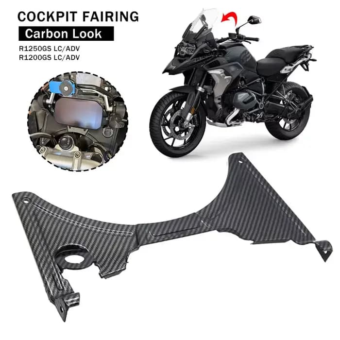 Bouclier de fourche en carbone pour moto BMW