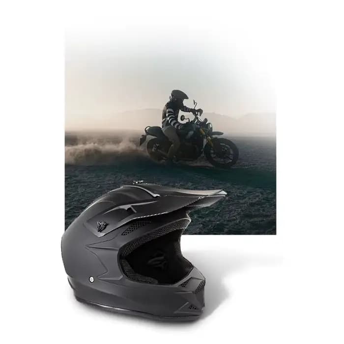 Casque de moto - Casque tout-terrain pour motocross