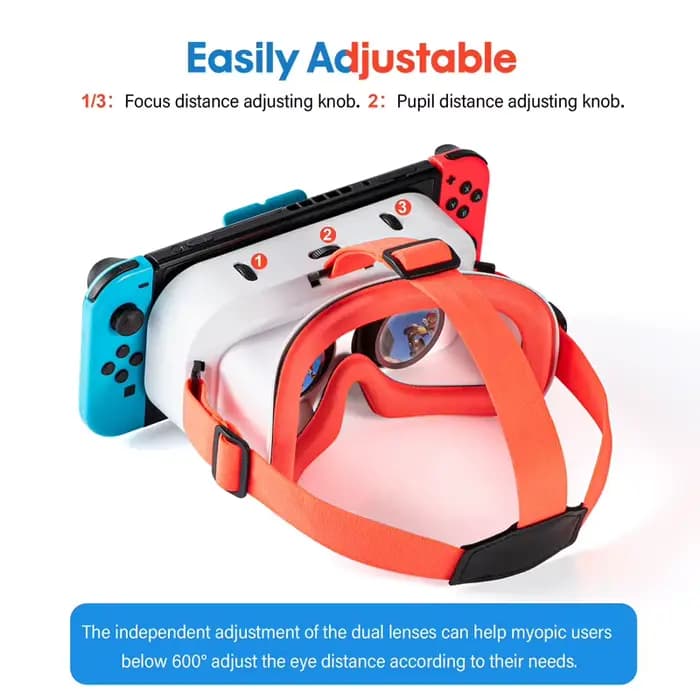 Pour Nintend Switch LABO VR lunettes films de réalité virtuelle pour Switch jeu VR casque lunettes pour Switch OLED jeux accessoires