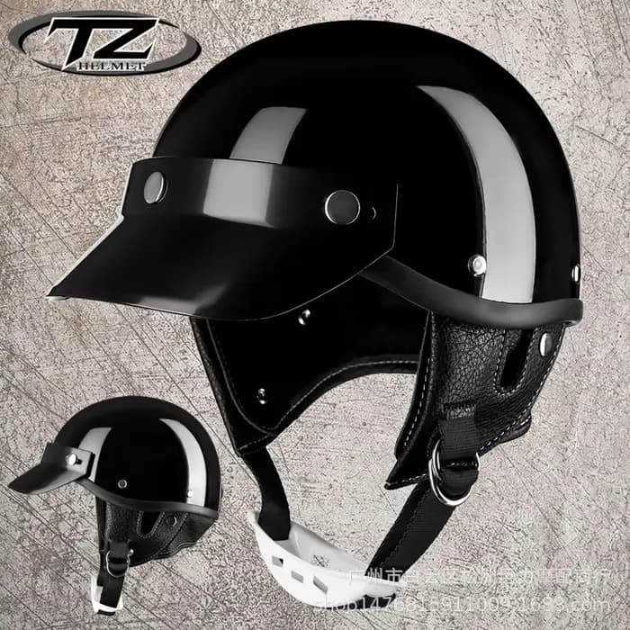 Casque de moto rétro japonais