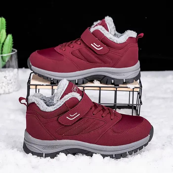ELUVA bottes d'hiver pour hommes chaussures d'extérieur antidérapantes imperméables thermiques